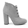 Women's gray boots NESSI (Poland) model 3448