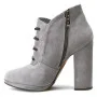 Women's gray boots NESSI (Poland) model 3448