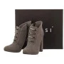 Women's gray boots NESSI (Poland) model 3448