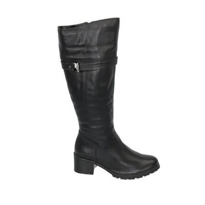 Women's black winter boots Covalli 4017-1b 3470