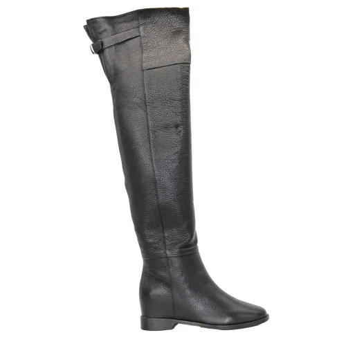 Women's black boots Visconi Poland sb-16-10-b 3472