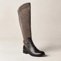 Женские серые сапоги Kaniowski Польша k2816-128-422 3481