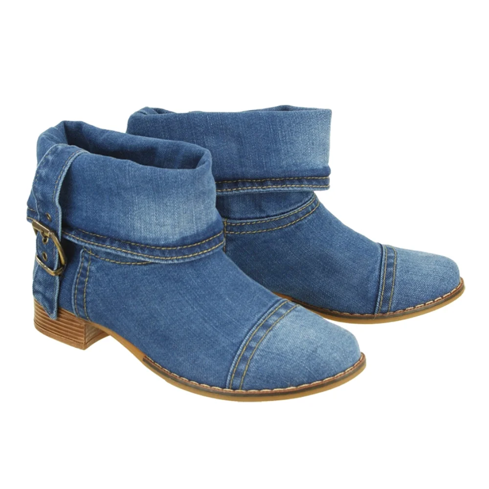 Жіночі джинсові черевики LANQIER 40C201