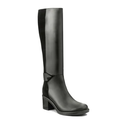 Women's black boots Ann Mex Poland 7600-01s-01w-ow-czarny 3798