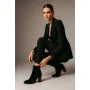 Women’s Mid-Heel Black Boots NESSI 914-0-czarny19-kbiaty