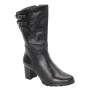 Жіночі чорні напівчоботи Covalli модель 3938