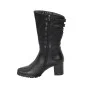 Жіночі чорні напівчоботи Covalli модель 3938
