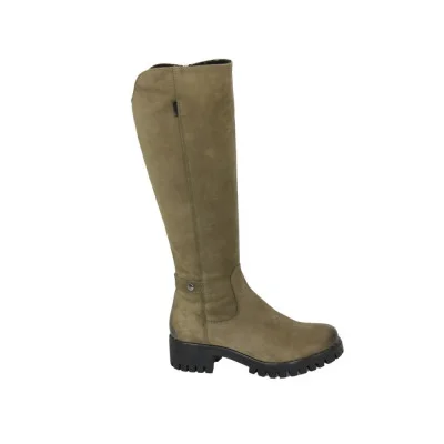 Women's green boots NESSI Poland 17274 3963