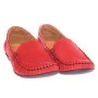 Moccasins female red Lesta (Poland) model 3999