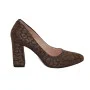 Женские коричневые туфли Visconi (Польша) модель 4033