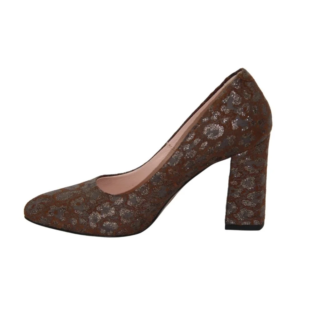 Женские коричневые туфли Visconi (Польша) модель 4033