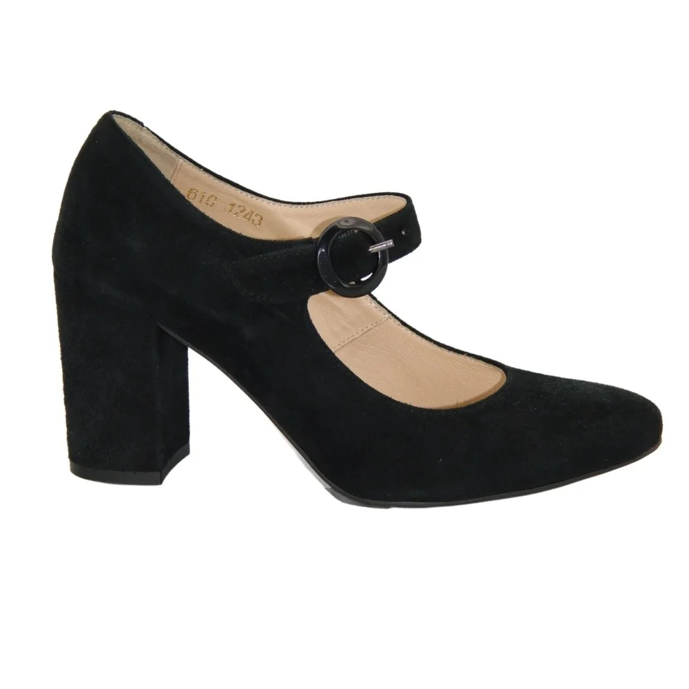 Туфлі Мері Джейн чорні Stillo (Польща)модель 4035