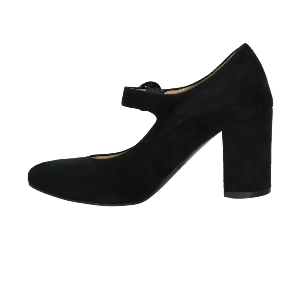 Туфлі Мері Джейн чорні Stillo (Польща)модель 4035