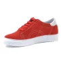 Sneakers women's red Nagaba (Poland) model 4038