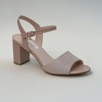 Women's heeled sandals Lizard Poland 0436-0125-0555 4135 made of genuine leather