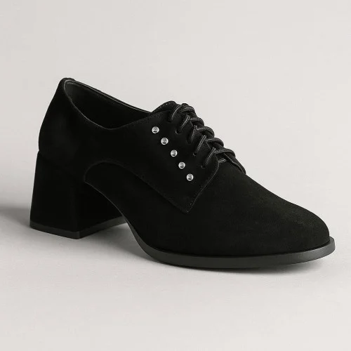 Chunks shoes female black Palazzo Польша 4550-82 4241