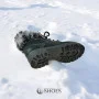 Женские чёрные зимние ботинки Pollonus 5-0952-011-czarny 4255