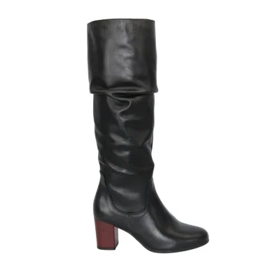Women's black boots Ann Mex Poland 8937-01-ps-czarny 4269