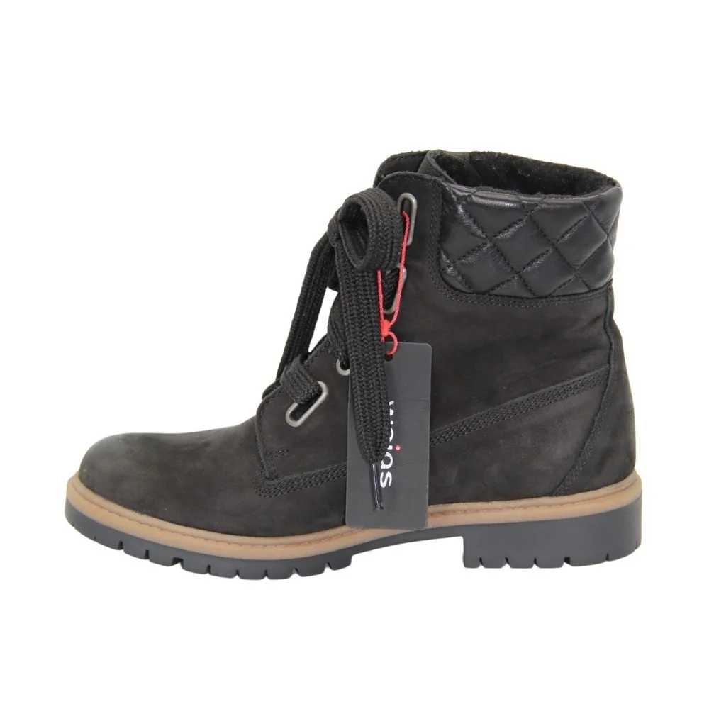 Women's black boots demi-season Wojas (Poland) model 4303
