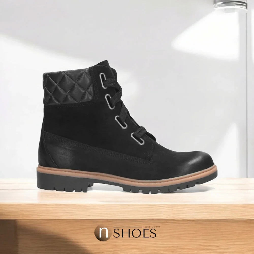 Women's black boots demi-season Wojas (Poland) model 4303