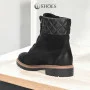Women's black boots demi-season Wojas (Poland) model 4303