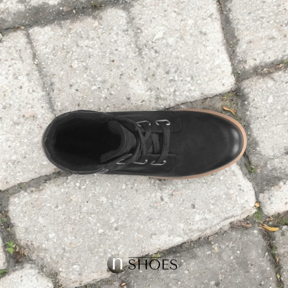 Women's black boots demi-season Wojas (Poland) model 4303