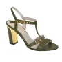 Sandals female green Massimo Poli (Poland) model 4361
