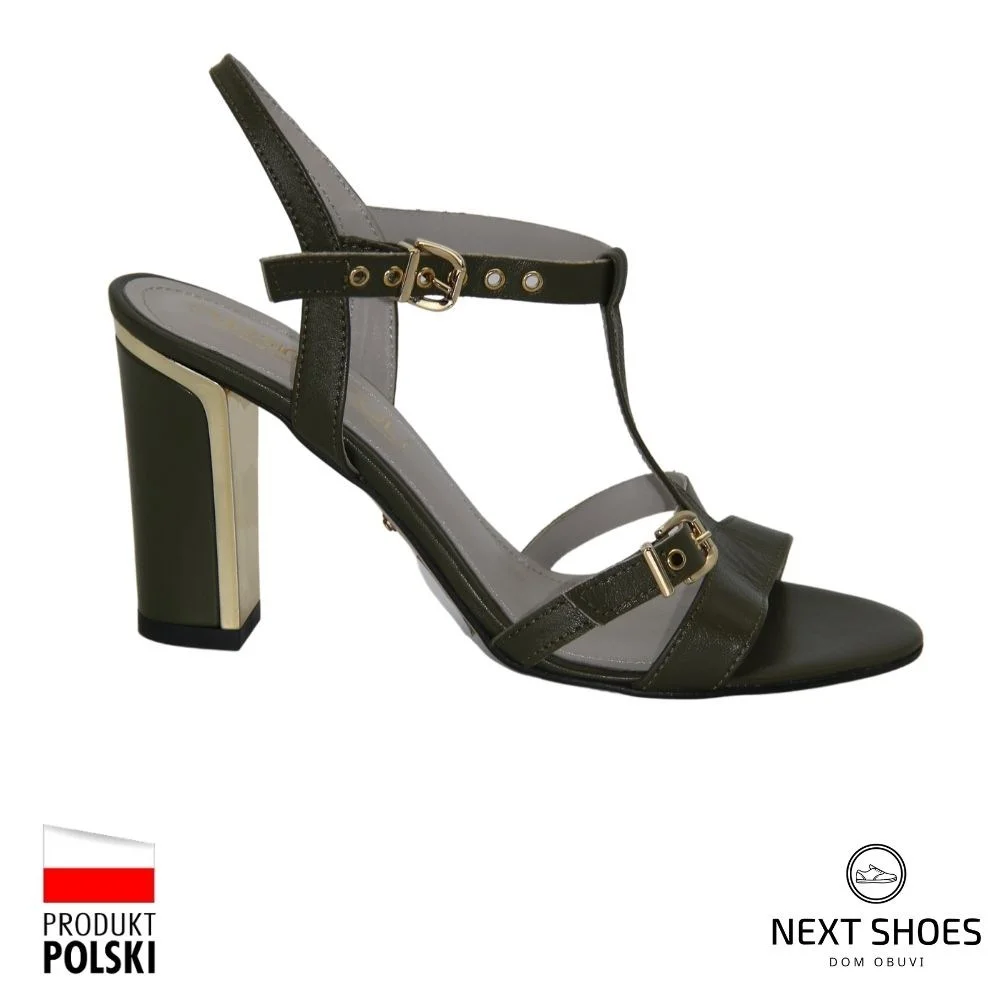Sandals female green Massimo Poli (Poland) model 4361