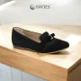 Women's black ballet flats Steizer (Poland) model 4001