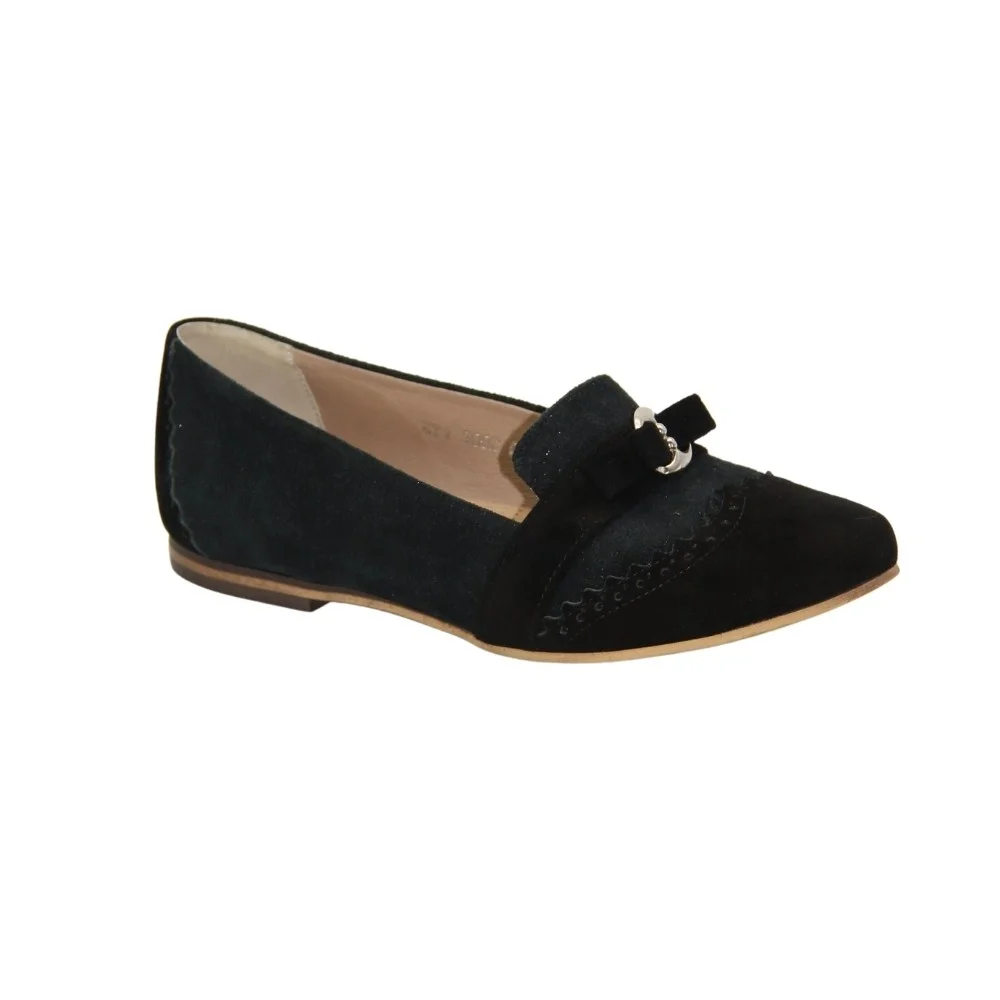 Women's black ballet flats Steizer (Poland) model 4001
