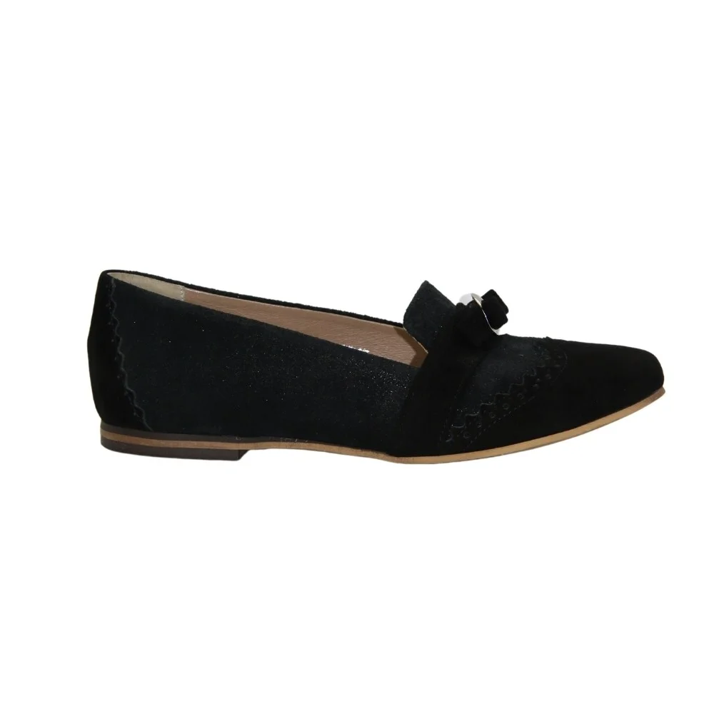 Women's black ballet flats Steizer (Poland) model 4001