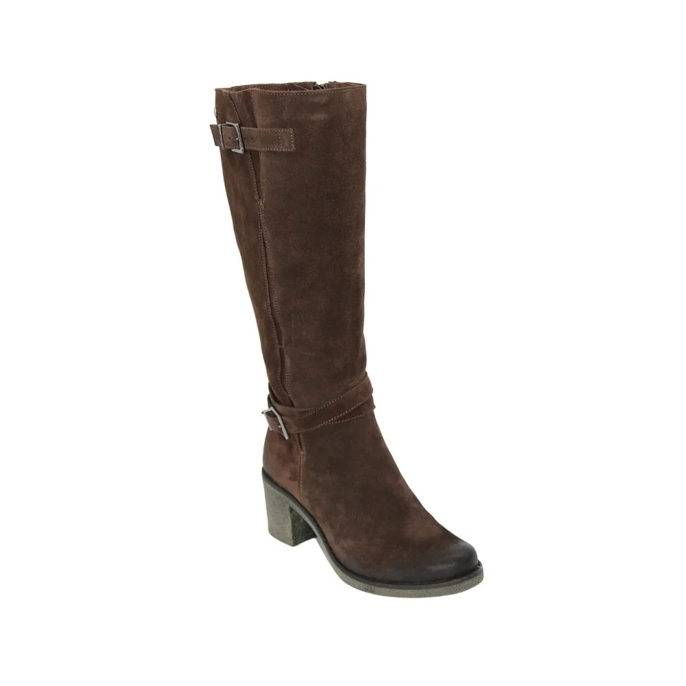 Women's brown winter boots SIMEN (Poland) model 4488