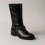 Жіночі чорні чоботи демісезонні Rizzano (Туреччина) модель 4497