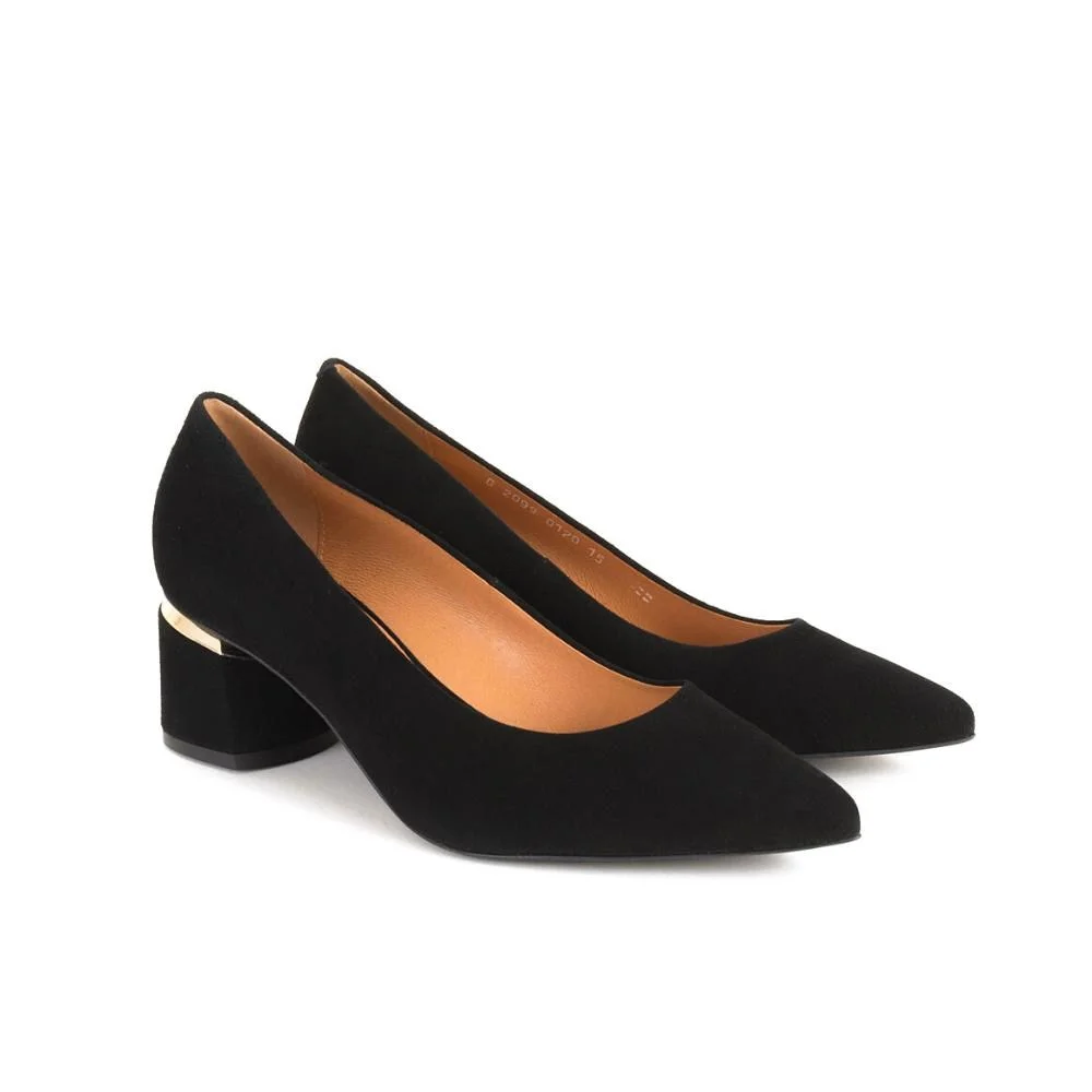 Women's black shoes Marco (Poland) model 4532