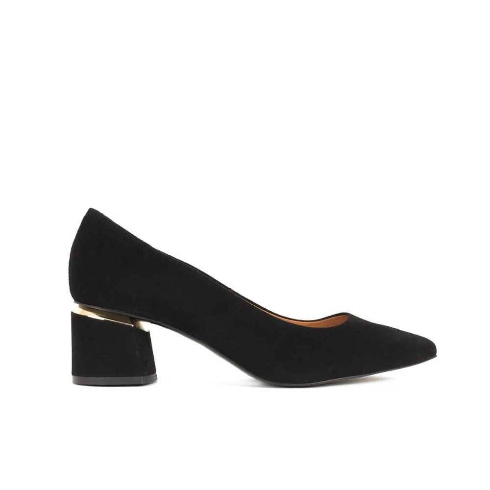 Women's black shoes Marco (Poland) model 4532