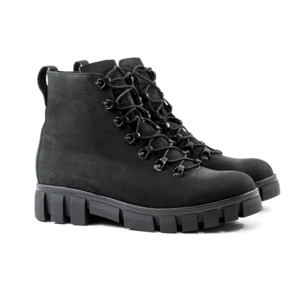 Women's black boots demi-season Solo Femme (Poland) model 4535
