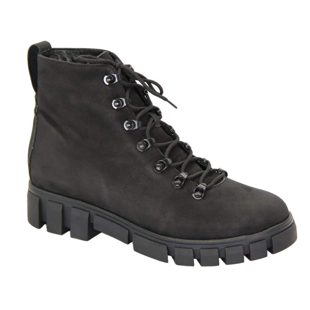 Women's black boots demi-season Solo Femme (Poland) model 4535