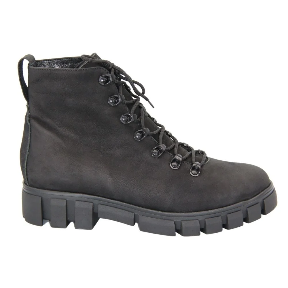Women's black boots demi-season Solo Femme (Poland) model 4535