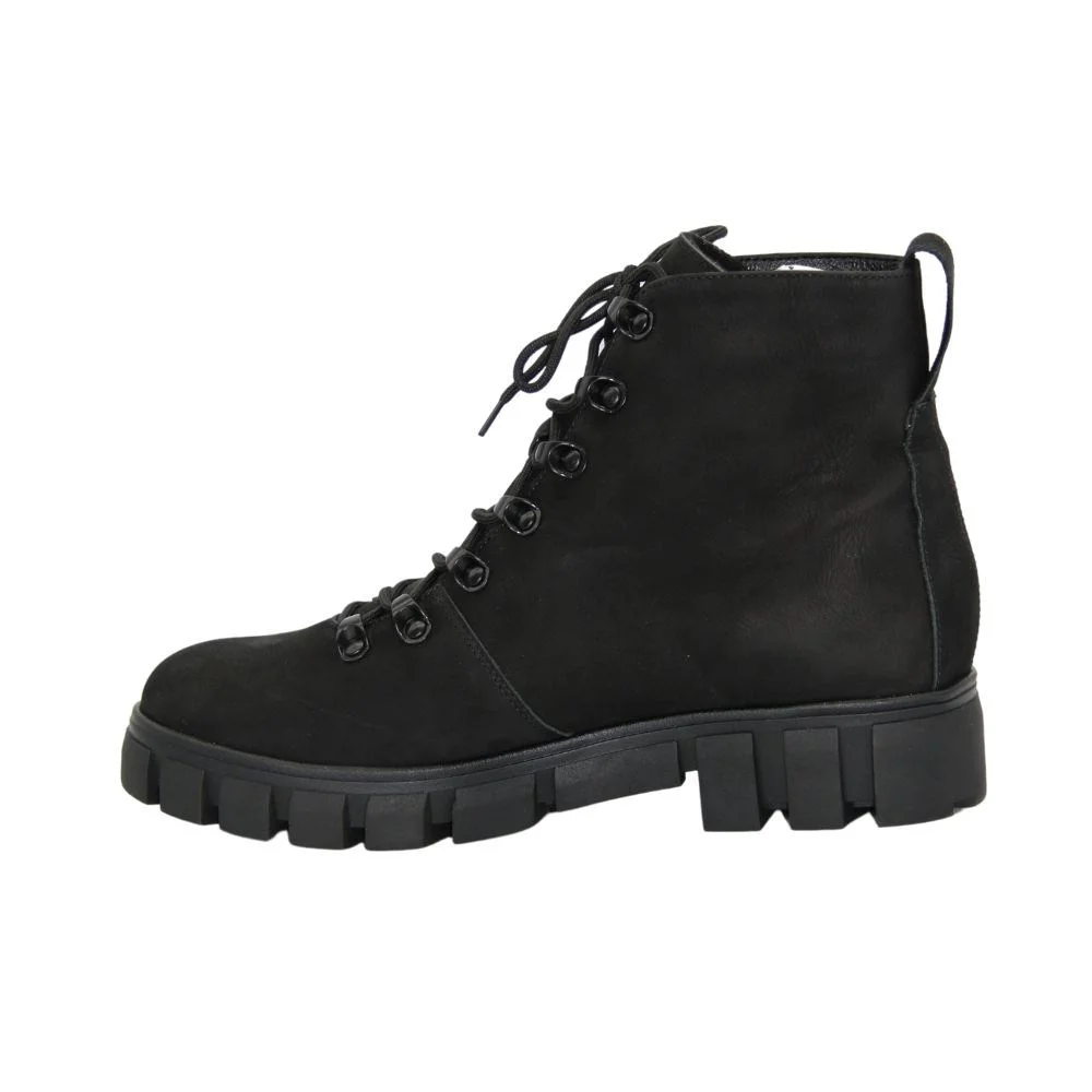 Women's black boots demi-season Solo Femme (Poland) model 4535