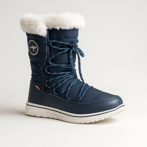 KangaRoos USA 39073-000-4074-nowy-grey 4580 women's blue winter dootie boots discounted size 36 from American brand
