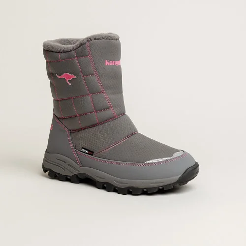 KangaRoos 18092-000-2025 grey-blossom pink 4581 women's grey duotics boots discounted size 36 and 37 for walking waterproof from American brand