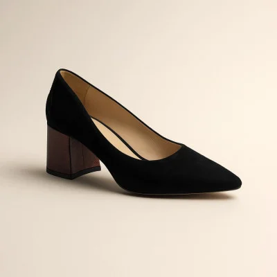 Women's black shoes Marco Poland 1421o-041-646p 4548