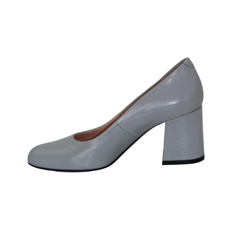Жіночі сірі туфлі Visconi (Польща) модель 4676