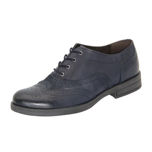 Women's black oxford shoes Steizer 112-cranat 4684 made of genuine leather from a Polish factory