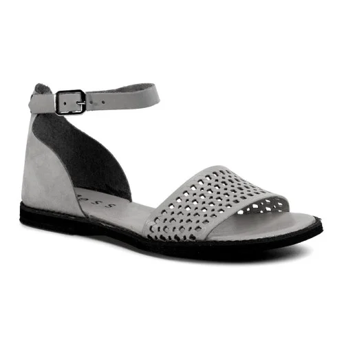 Low platform sandals Nessi Poland 18381-szary-11 4697
