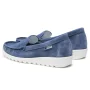 Moccasins female blue NESSI (Poland) model 4727