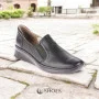 Women's black shoes Wasak (Poland) model 4758