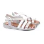 Sandals female white Presso (Spain) model 4759
