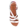 Sandals female white Presso (Spain) model 4759