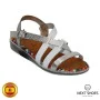 Sandals female white Presso (Spain) model 4759